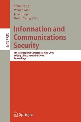 Cover of Information and Communications Security