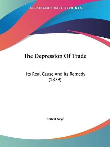Cover of The Depression Of Trade