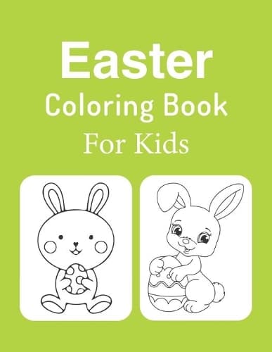 Cover of Easter Coloring Book For Kids
