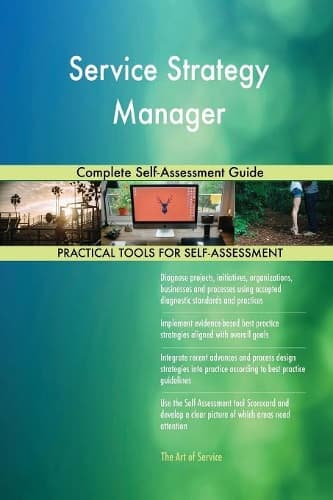 Cover of Service Strategy Manager Complete Self-Assessment Guide