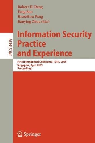 Cover of Information Security Practice and Experience