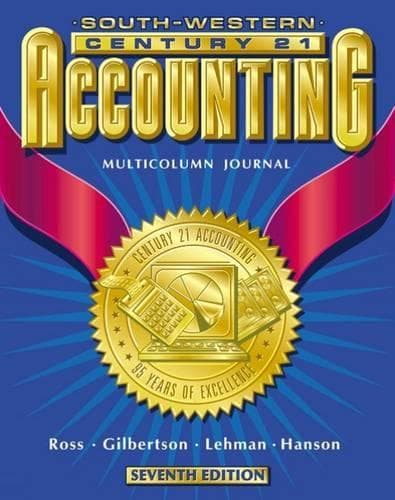 Cover of Century 21 Accounting Multicolumn Journal Approach