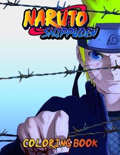 Cover of Naruto Shippuden Coloring Book