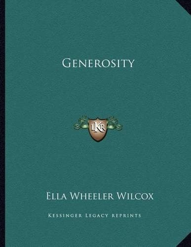 Cover of Generosity