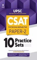 Cover of 10 Practice Sets Upsc Csat Civil Services Aptitude Test Paper 2 2022