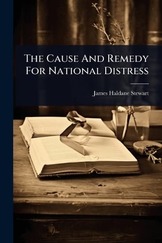 Cover of The Cause And Remedy For National Distress