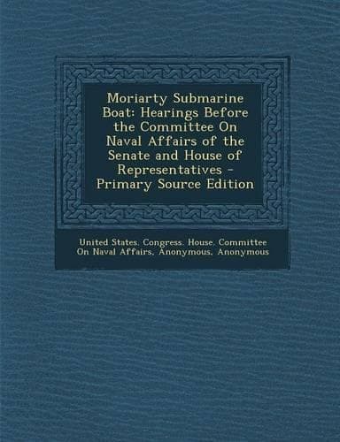 Cover of Moriarty Submarine Boat