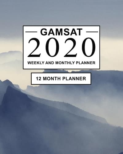 Cover of GAMSAT 2020 Weekly and Monthly Planner