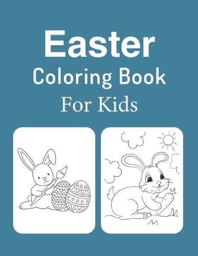 Cover of Easter Coloring Book For Kids