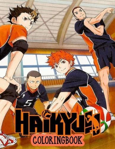 Cover of Haikyuu Coloring Book
