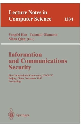 Cover of Information and Communications Security