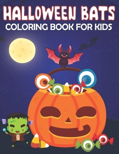Cover of Halloween Coloring Books For Kids
