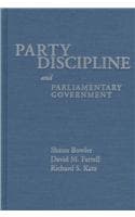 Cover of Party Discipline and Parliamentary Government
