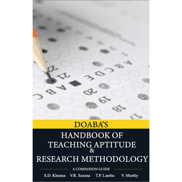 Cover of Doaba's Handbook of Teaching Aptitude & Research Methodology - A Companion Guide