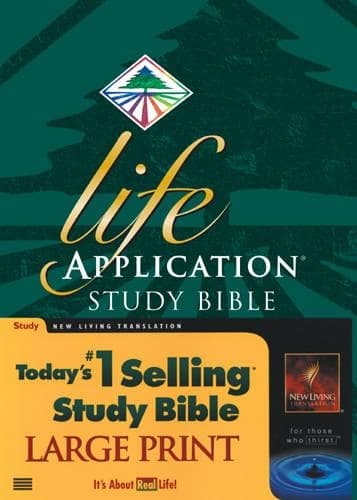 Cover of Life Application Study Bible-Nlt-Large Print