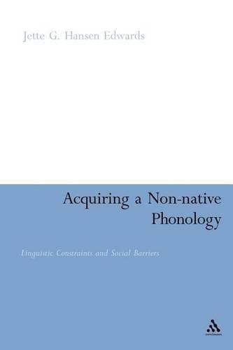 Cover of Acquiring a Non-Native Phonology