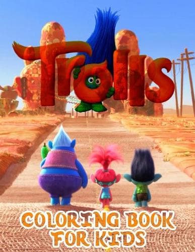 Cover of TROLLS Coloring Book For Kids
