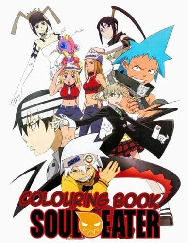 Cover of Soul Eater Colouring Book