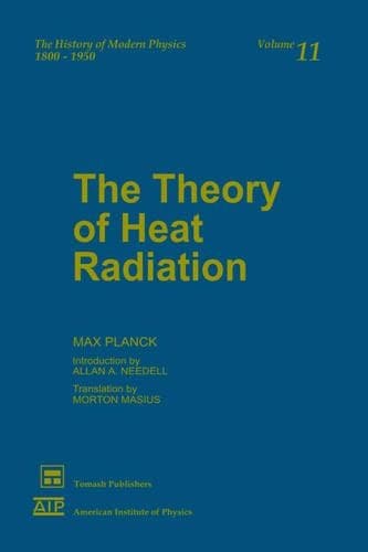 Cover of The Theory of Heat Radiation