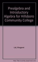 Cover of Prealgebra and Introductory Algebra for Hillsboro Community College