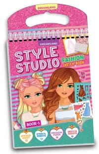Cover of Style Studio Fashion Sketch Book Pink