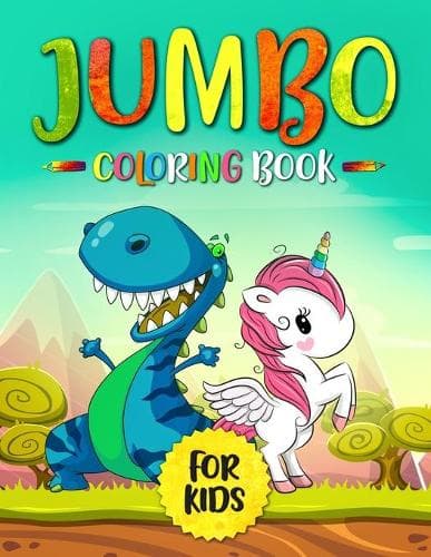 Cover of Jumbo Coloring Book for Kids