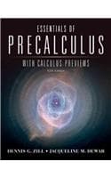 Cover of Essentials Of Precalculus With Calculus Previews