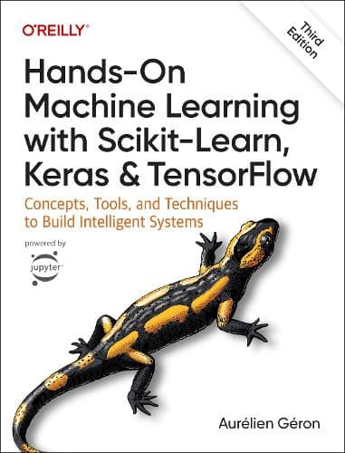 Cover of Hands-On Machine Learning with Scikit-Learn, Keras, and TensorFlow 3e