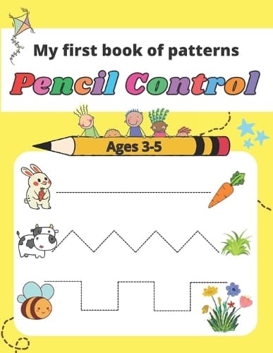 Cover of My first book of patterns pencil control ages 3-5