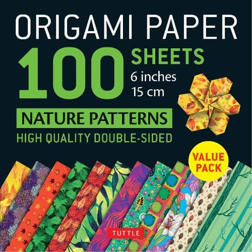 Cover of Origami Paper 100 sheets Nature Patterns 6 inch (15 cm)