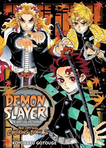 Cover of Demon Slayer: Kimetsu no Yaiba: The Official Coloring Book 2