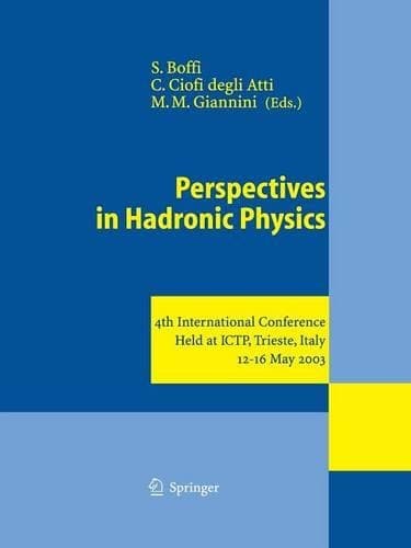 Cover of Perspectives in Hadronic Physics