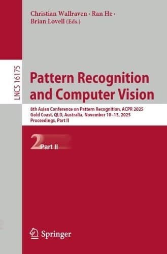 Cover of Pattern Recognition and Computer Vision