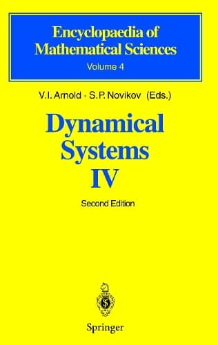 Cover of Dynamical Systems IV