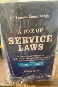 Cover of A to Z of Service Laws