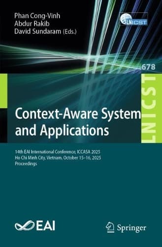 Cover of Context-Aware Systems and Applications