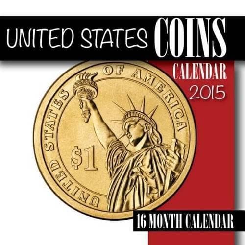 Cover of United States Coins Calendar 2015