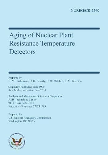 Cover of Aging of Nuclear Plant Resistance Temperature Detectors