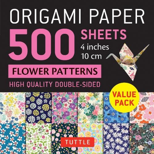 Cover of Origami Paper 500 sheets Flower Patterns 4" (10 cm)