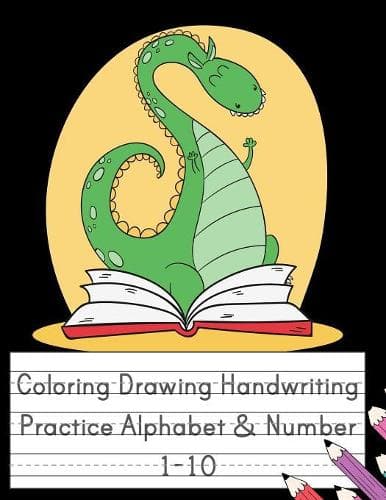 Cover of Coloring Drawing Handwriting Practice Alphabet & Number