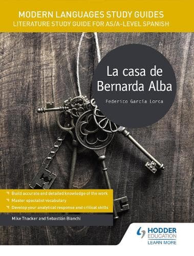 Cover of Modern Languages Study Guides: La casa de Bernarda Alba