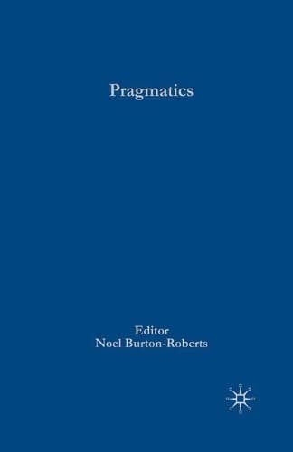 Cover of Pragmatics: (Palgrave Advances in Language and Linguistics)