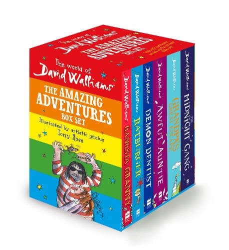 Cover of The World of David Walliams: The Amazing Adventures Box Set