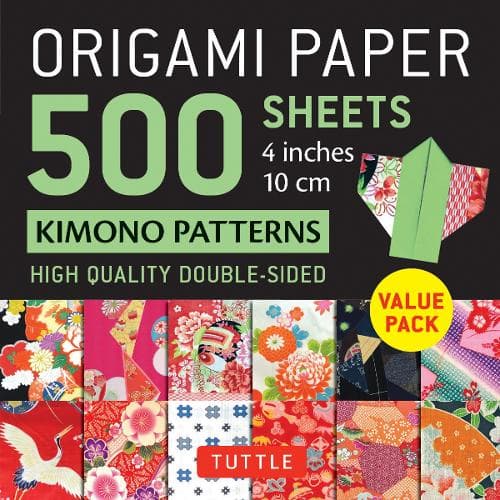 Cover of Origami Paper 500 sheets Kimono Patterns 4" (10 cm)