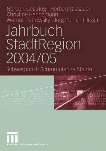 Cover of Jahrbuch Stadtregion 2004/05