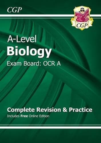 Cover of A-Level Biology: OCR A Year 1 & 2 Complete Revision & Practice with Online Edition