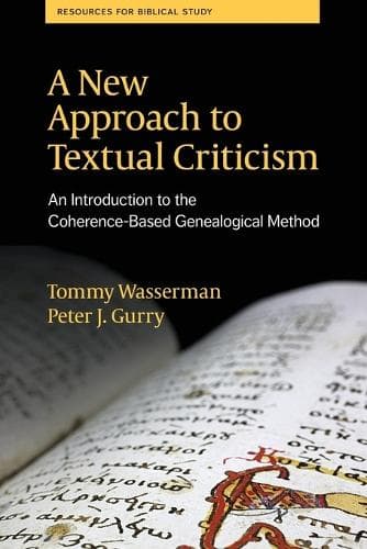 Cover of A New Approach to Textual Criticism