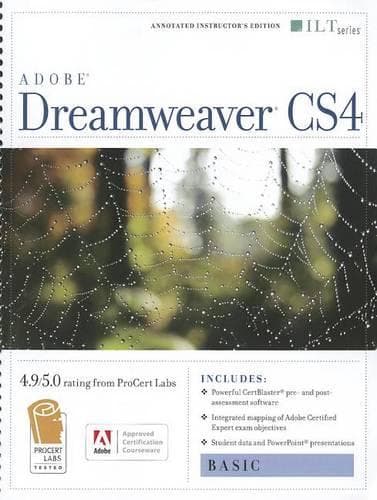 Cover of Dreamweaver CS4: basic