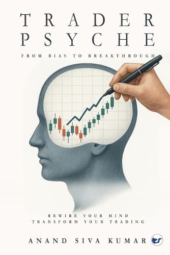 Cover of TraderPsyche: From Bias to Breakthrough: Rewire Your Mind. Transform Your Trading.