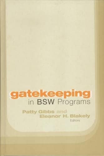 Cover of Gatekeeping in BSW Programs